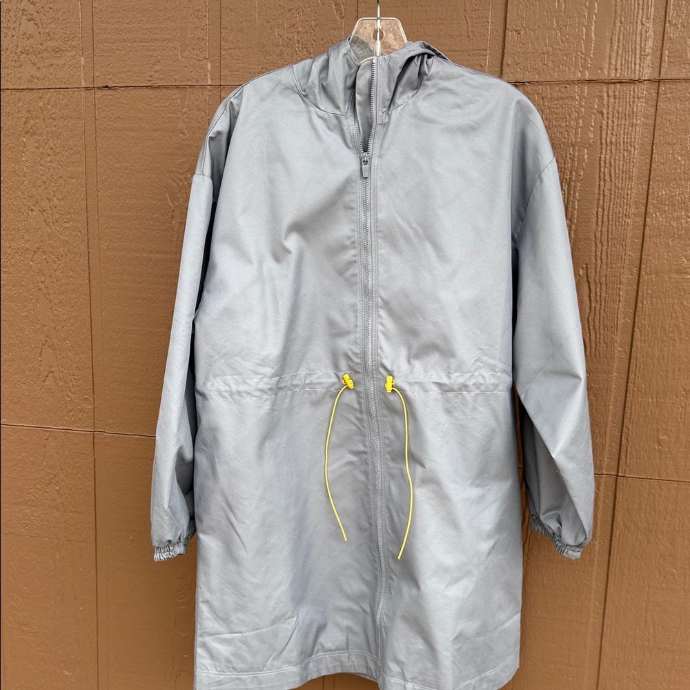 Fabletics Hooded Jacket with Yellow Drawstrings - image 1